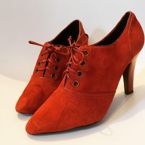 Red Suede Pumps Charles by Charles David